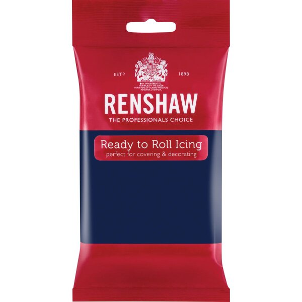 Renshaw Rolled Fondant Pro 250g - Navy Blue