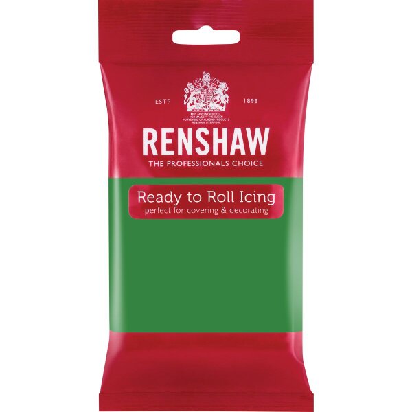 Renshaw Rolled Fondant Pro 250g - Lincoln Green