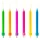PartyDeco Candles Colorful Set/6
